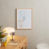 "Building Memories No.2" - Art Print in Azure Mist by Tania Medeiros - In a Room