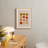 "Apples" - Art Print in Sherbet Multi by Alisa Galitsyna - In a Room