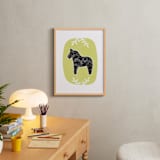 "Dear Dala" - Art Print in Celery by Alicia Youngken - In a Room