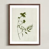 "Foraged I" - Art Print in Verdant by Kamala Nahas - Framed