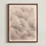 "La Nube" - Art Print in Vintage Ivory by jinseikou - Framed
