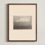 "Pilvi I" - Art Print in Vintage Grey by jinseikou - Framed