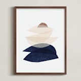 "paper blossoms II" - Art Print in porcelain by Carrie Moradi - Framed