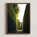 "Perspective Number One" - Art Print in Early Fall Green by Eric Clegg - Framed