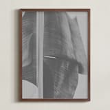 "rainforest leaf" - Art Print in steel grey by Alicia Abla - Framed