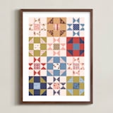 "Howdy Partner 1" - Art Print in Multi by Gabrielle Neil - Framed