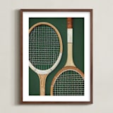 "Timeless" - Art Print in Evergreen by Paola Benenati - Framed