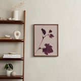 "Leaf and Vine" - Art Print in Mulberry by Kamala Nahas - In a Room