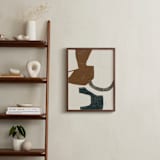 "Color Me Pretty I" - Art Print in Terracotta by Maja Cunningham - In a Room