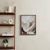 "Earthy Cascade II" - Art Print in Tan by Melanie Severin - In a Room