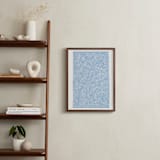 "Vibes" - Art Print in Rich Blue by Emily Kariniemi - In a Room