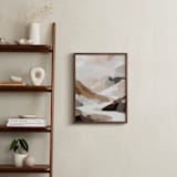 "Earthy Cascade I" - Art Print in Tan by Melanie Severin - In a Room