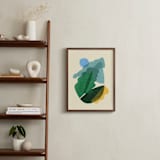 "botanica swirl" - Art Print in Tropical Green by Carrie Moradi - In a Room