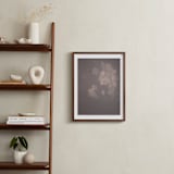 "Hazed Florals 1" - Art Print in Dusty Burgundy by Baumbirdy - In a Room