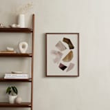 "Compositional Shapes 2" - Art Print in Leather by Melanie Severin - In a Room