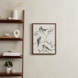 "Birds I" - Art Print in Sand by Teju Reval - In a Room