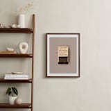 "Famous Food Black" - Art Print in Barbeque Black by Andrew McClintock - In a Room