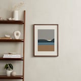 "Horizons Set 1" - Art Print in Earthy Brown by Roseanne Kenny - In a Room