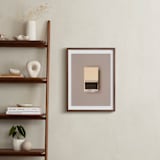 "Unstruck Silver" - Art Print in Color Match Silver by Andrew McClintock - In a Room