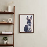 "Jenny" - Art Print in White by Melinda Denison - In a Room