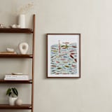"Snapshot of a party in the sea" - Art Print in colorful neutral by Bethania Lima - In a Room
