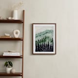 "Alaska Pines" - Art Print in White by Kelsey McNatt - In a Room