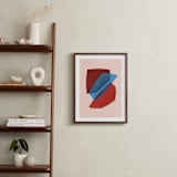 "paper space I" - Art Print in rocket pop by Carrie Moradi - In a Room