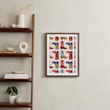 "Howdy Partner 3" - Art Print in Multi by Gabrielle Neil - In a Room