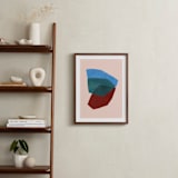 "paper space II" - Art Print in rocket pop by Carrie Moradi - In a Room
