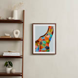 "Safari Spots" - Art Print in Multi by Jess Franks - In a Room