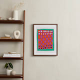 "Colorful Chess" - Art Print in Tropical by Simona Camp - In a Room