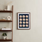"Dinger 1 Spin Cycle" - Art Print in Navy by Kamala Nahas - In a Room