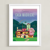 "Discover Disney's Casa Madrigal" - Art Print in Tropical by Erica Krystek - Framed