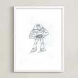 "Disney Pixar's Toy Story In Pencil I" - Art Print in Pencil by Anna Black - Framed