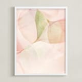 "Sweet Memories II" - Art Print in Peach by Lisa Sundin - Framed