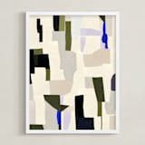 "paper tapestry I" - Art Print in Day by Sumak Studio - Framed