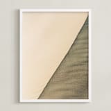 "Sahara Desert" - Art Print in Original Color by Therese d - Framed