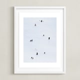 "I Got That Sunshine In My Pocket II" - Art Print in Sea Blue by Summer Strauch - Framed