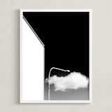 "Fyris 2" - Art Print in Black and White by Lisa Sundin - Framed