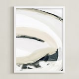 "To Wander II" - Art Print in Charcoal by Melanie Severin - Framed