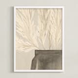 "Flower Market 02" - Art Print in Light Natural by Shawna Urban - Framed
