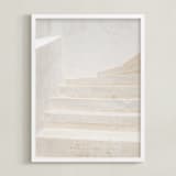 "Structural I" - Art Print in Stone by Jacquelyn Sloane Siklos - Framed