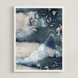 "What Lies Beneath ll" - Art Print in Celestial by Courtney Crane - Framed
