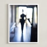 "She 2" - Art Print in Iced Blueberry by AMANDA LOMAX - Framed