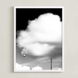 "Fyris" - Art Print in Black and White by Lisa Sundin - Framed