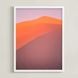 "desert light" - Art Print in Sunrise by Eric Clegg - Framed