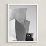 "Curves" - Art Print in monochrome by lulu and isabelle - Framed
