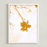 "Morning II" - Art Print in Amber by Stellax Creative - Framed