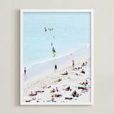 "If You Steal My Sunshine #2" - Art Print in Ocean Blue by Summer Strauch - Framed