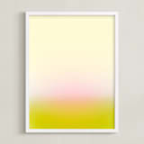 "Desert" - Art Print in sunset by Lori Wemple - Framed